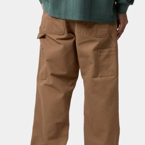 Carhartt Brown Single Knee Pant--- Hamilton Brown (rinsed) - Picture 1 of 8